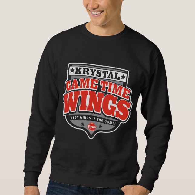 Krystal Game Time Wings Sweatshirt (Front)