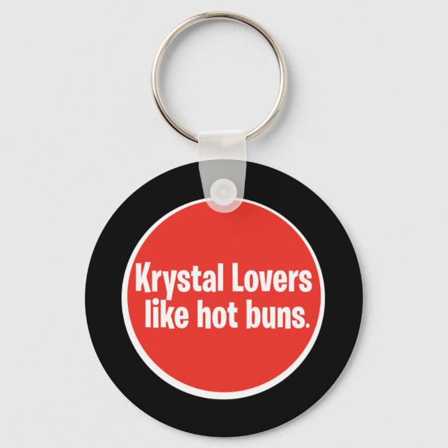 Krystal Hot Buns Key Ring (Front)