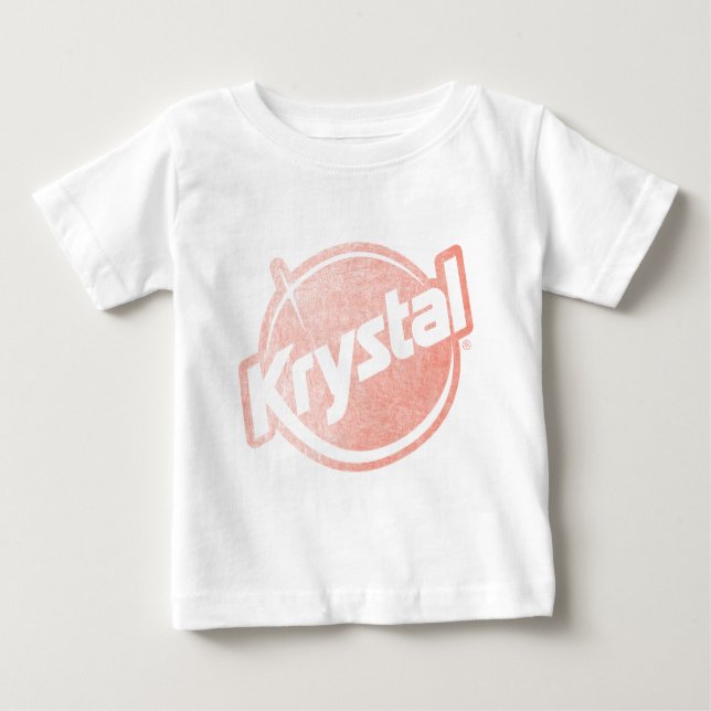 Krystal Logo Faded Baby T-Shirt (Front)