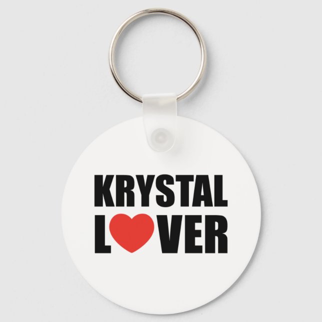 Krystal Lover Key Ring (Front)