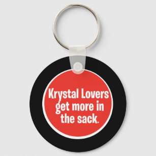 Krystal Lovers -  In the Sack Key Ring