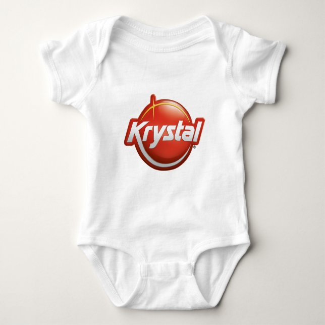Krystal New Logo Baby Bodysuit (Front)