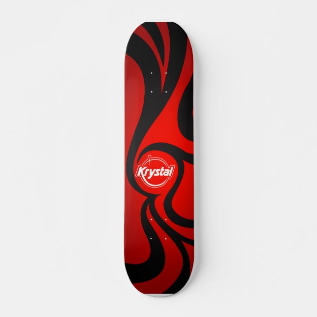 Krystal Swirl Skateboard (Front)