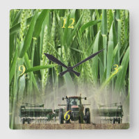 Ks Wheat drilling clock- customize