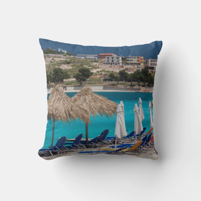 Ksamil, town beachfront cushion (Front)