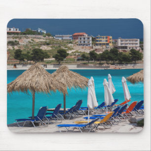 Ksamil, town beachfront mouse pad