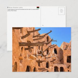 Ksar Kabaw, Libya Travel Postcard