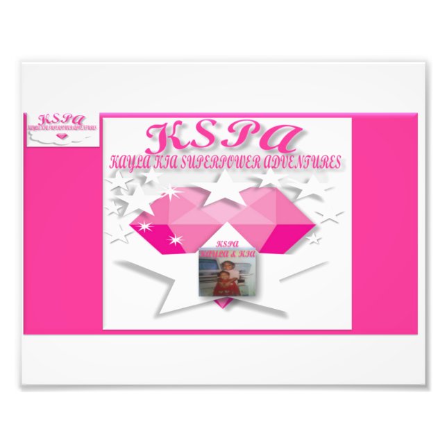 KSPA KAYLA & KIA SUPERPOWER ADVENTURES MINISTRIES PHOTO PRINT (Front)