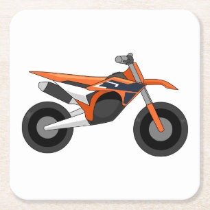 KTM 450 SX-F simple style Square Paper Coaster