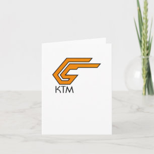 Ktm Logo Sticker1 Card