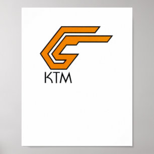 Ktm Logo Sticker1 Poster