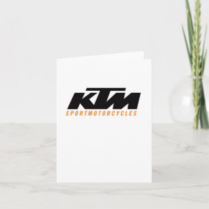 Ktm Logo Sticker2  Card