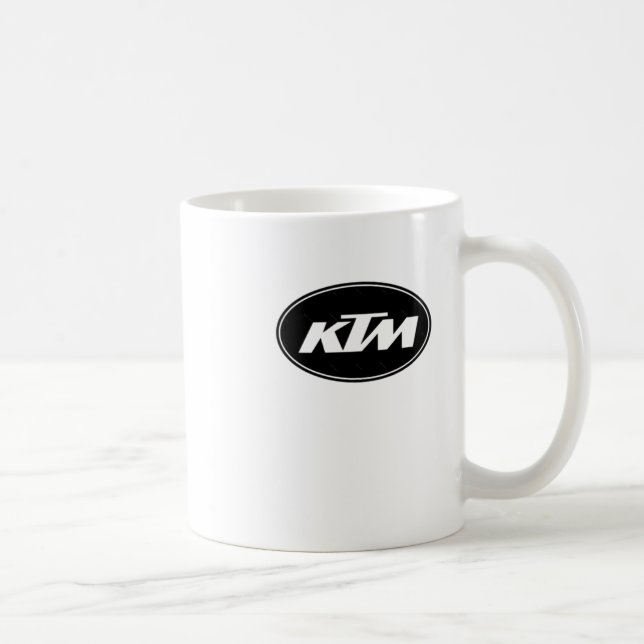 Ktm Logo Sticker  Coffee Mug (Right)