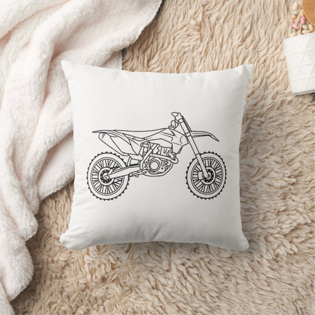 KTM Motocross line art Cushion (Blanket)