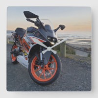 KTM Motorcycle Clock