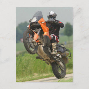 KTM Wheelie Postcard