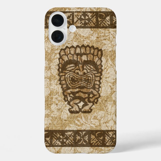 Ku-Tiki Hawaiian Tapa Hibiscus Tropical Case-Mate iPhone Case (Back)