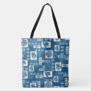 Kua Bay Hawaiian Undersea Shells Beach Bag
