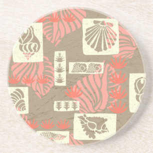 Kua Bay Hawaiian Undersea Shells Coaster