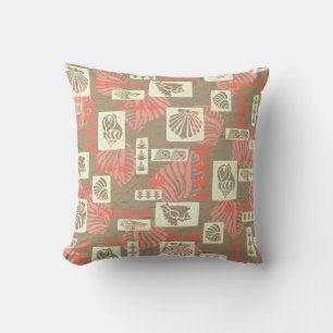 Kua Bay Hawaiian Undersea Shells Cushion