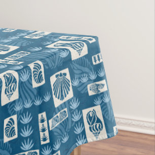 Kua Bay Hawaiian Undersea Shells Tablecloth