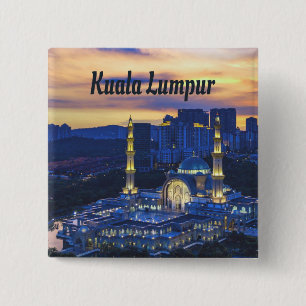 Kuala Lumpur 15 Cm Square Badge