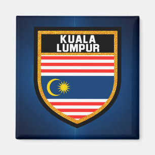 Kuala Lumpur Flag Magnet