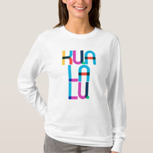 Kuala Lumpur Malaysia Pop Art Letters T-Shirt
