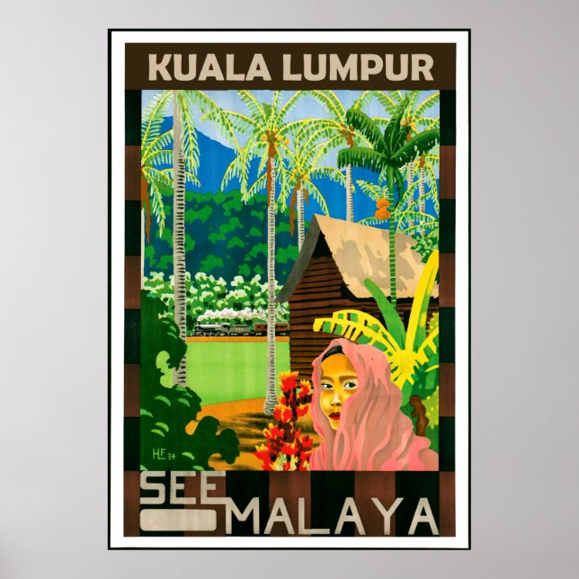 Kuala Lumpur, Malaysia Poster (Front)