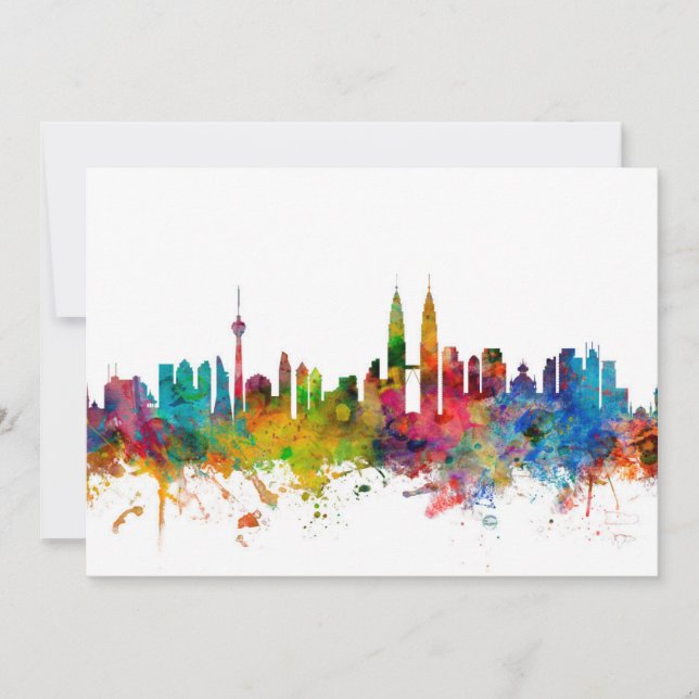 Kuala Lumpur Malaysia Skyline (Front)