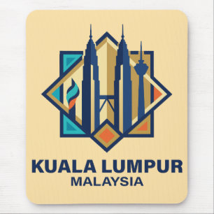 Kuala Lumpur Malaysia Southeast Asia Mouse Pad