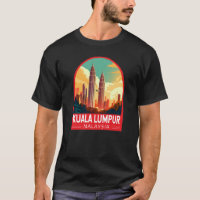 Kuala Lumpur Malaysia Travel Art Vintage