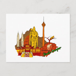 Kuala Lumpur - Mayalsia.png Postcard
