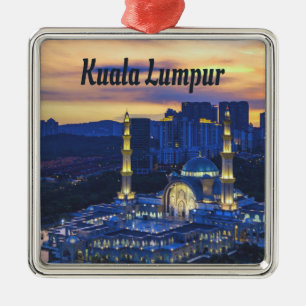 Kuala Lumpur Metal Ornament