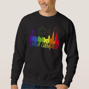 Kuala Lumpur Pride Skyline Pride Parade Kuala Lum Sweatshirt