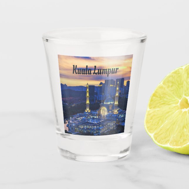 Kuala Lumpur Shot Glass (Front)