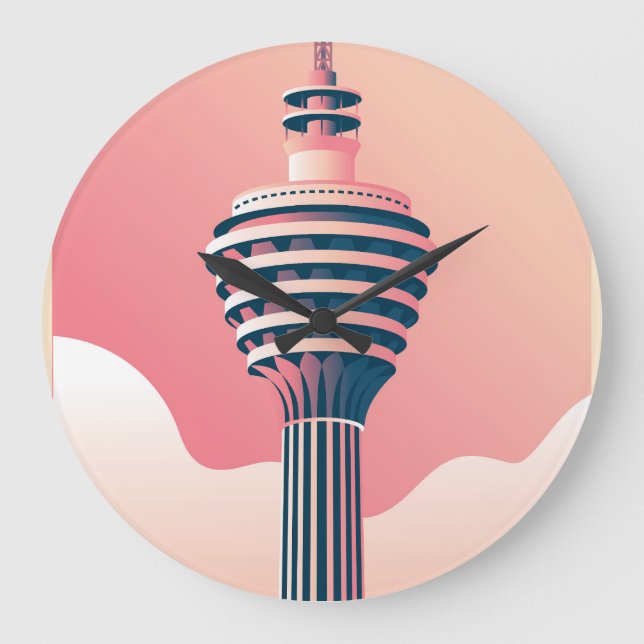 Kuala Lumpur Tower Large Clock (Front)