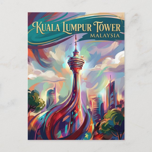 Kuala Lumpur Tower Malaysia Postcard (Front)