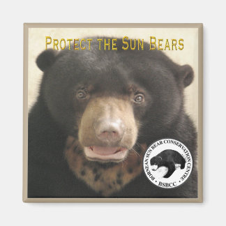 KUAMUT-PROTECT THE SUN BEARS MAGNET