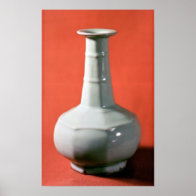 Kuan Yao octagonal bottle, Southern Sung Poster (Front)
