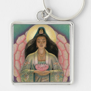 Kuan Yin Goddess of Compassion Key Ring