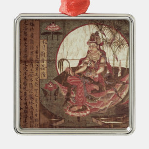 Kuan-yin, Goddess of Compassion Metal Ornament