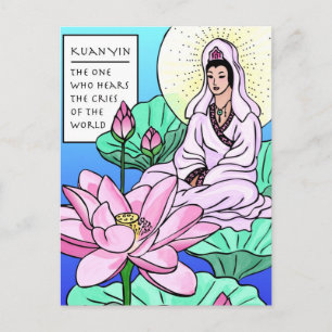 Kuan Yin, Quan Yin, Hears Your Cries Postcard