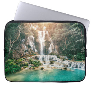Kuang Si Falls Luang Prabang Laptop Sleeve