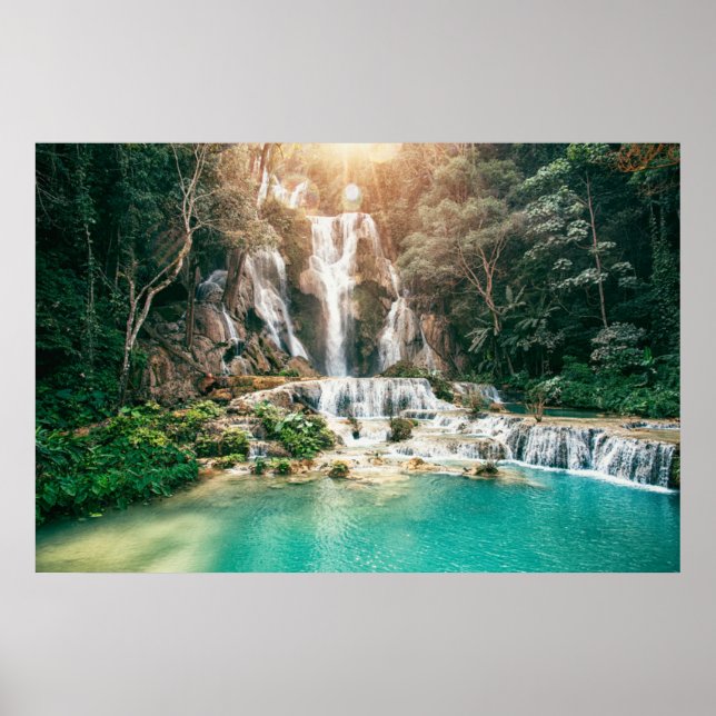 Kuang Si Falls| Luang Prabang Poster (Front)