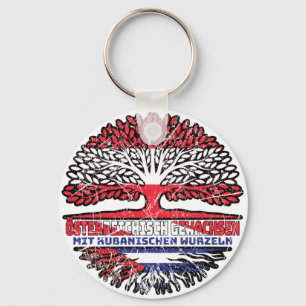 Kuba Kubanisch Österreichisch Baum Key Ring