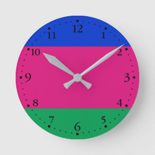 Kuban People's Republic Flag Round Clock