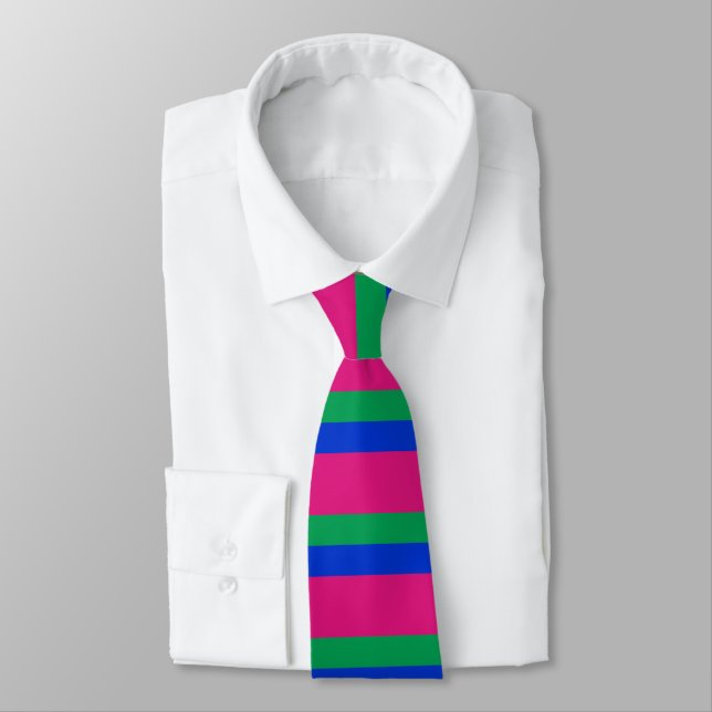 Kuban People's Republic Flag Tie (Tied)