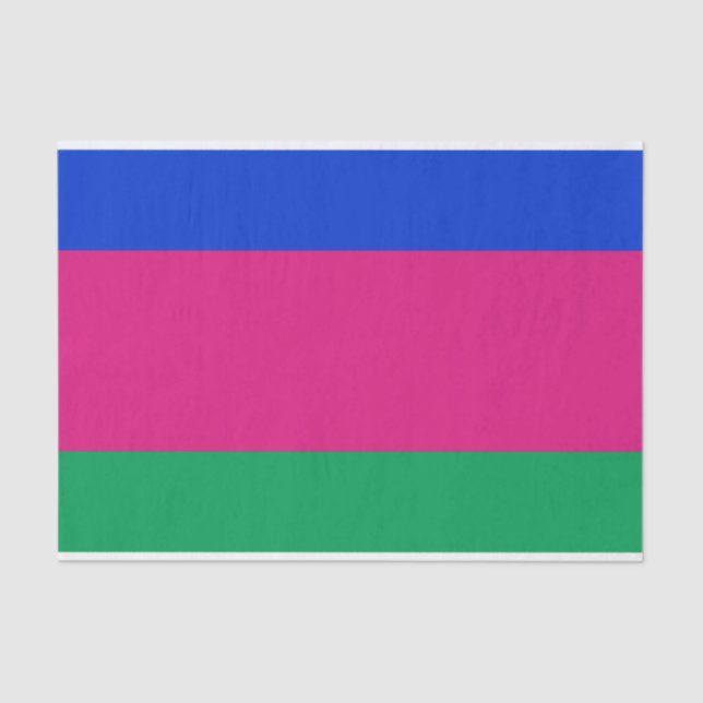 Kuban People's Republic Flag Tissue Paper (Front)