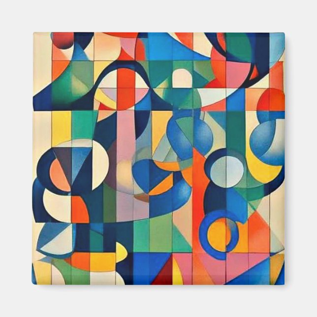 Kubistisk 26 magnet (Front)